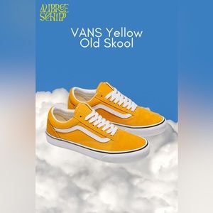 Yellow Vans OldSkools W 7.5